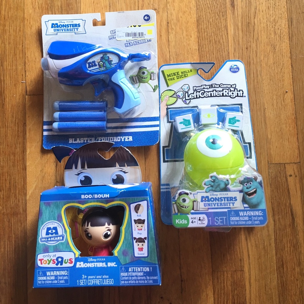 Disney monster university lot of 3